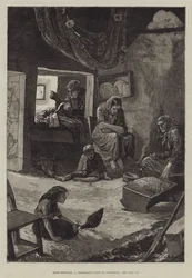 Ierse schetsen, een vissershut in Connemara